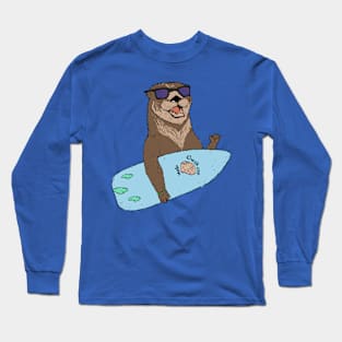 Otter Surfer Long Sleeve T-Shirt